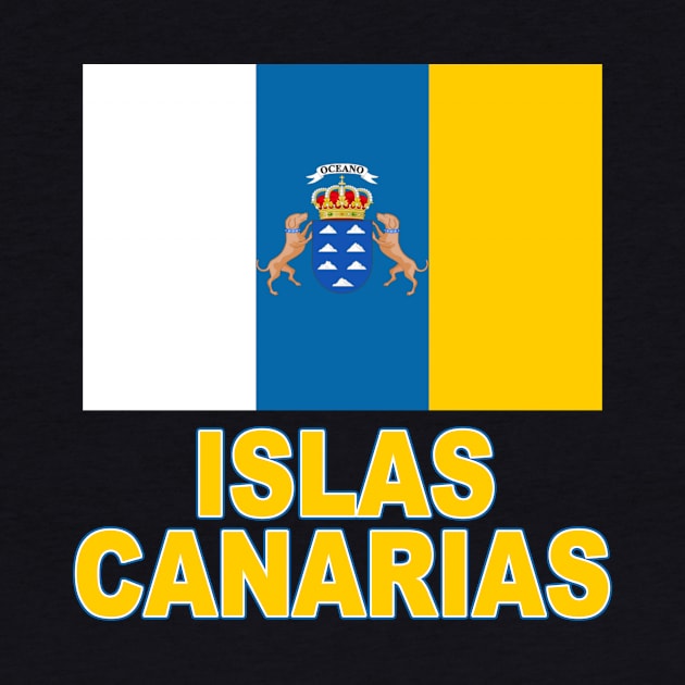 The Pride of the Canary Islands (Islas Canarias in Spanish) Flag Design by Naves